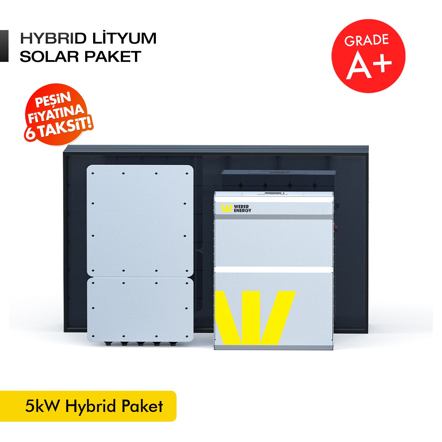 5kW Hybrid Lityum Solar Paketi - Görsel 1