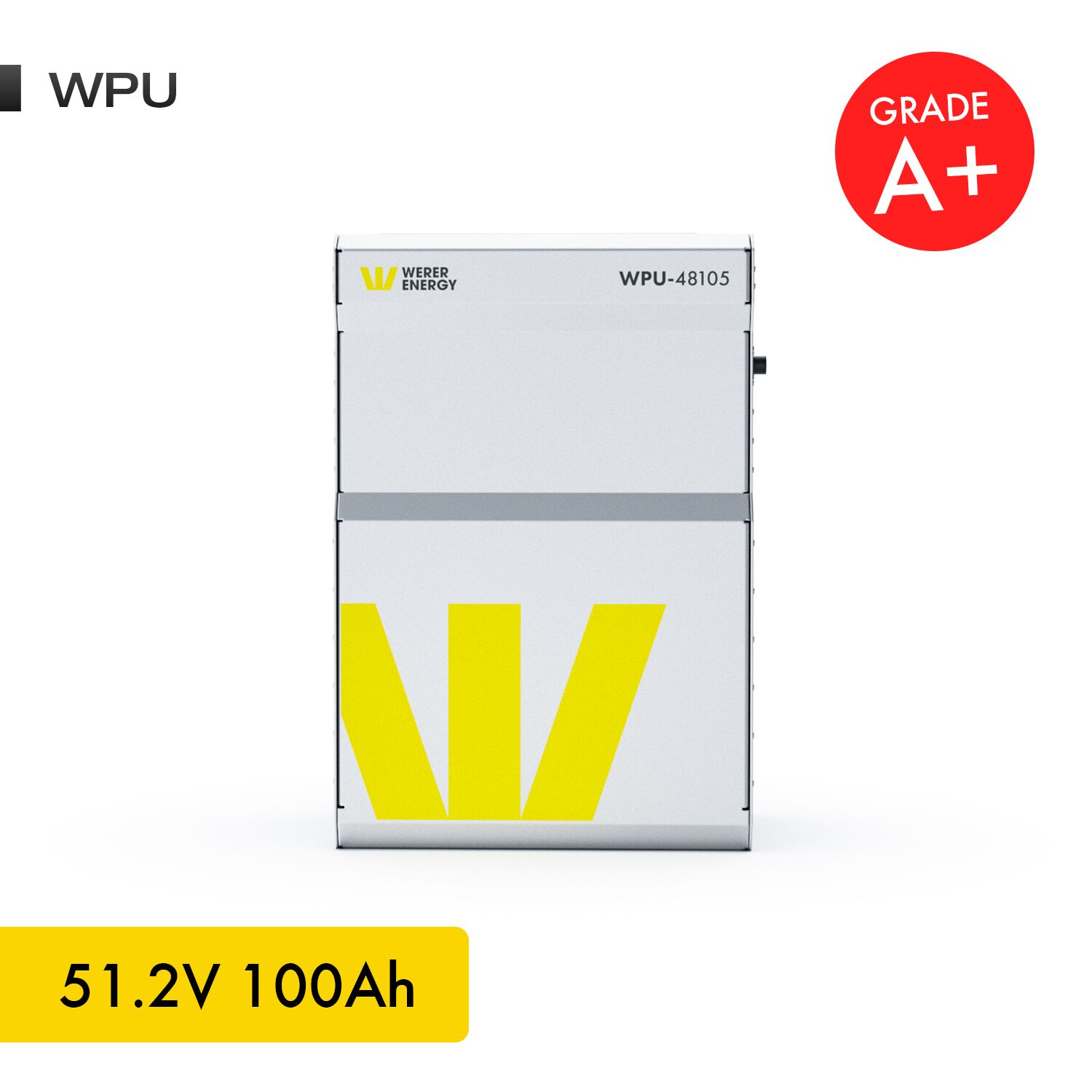 48100_1 51,2V 100Ah LifePO4 WPU Batarya/Akü - Bluetooth - Görsel 1