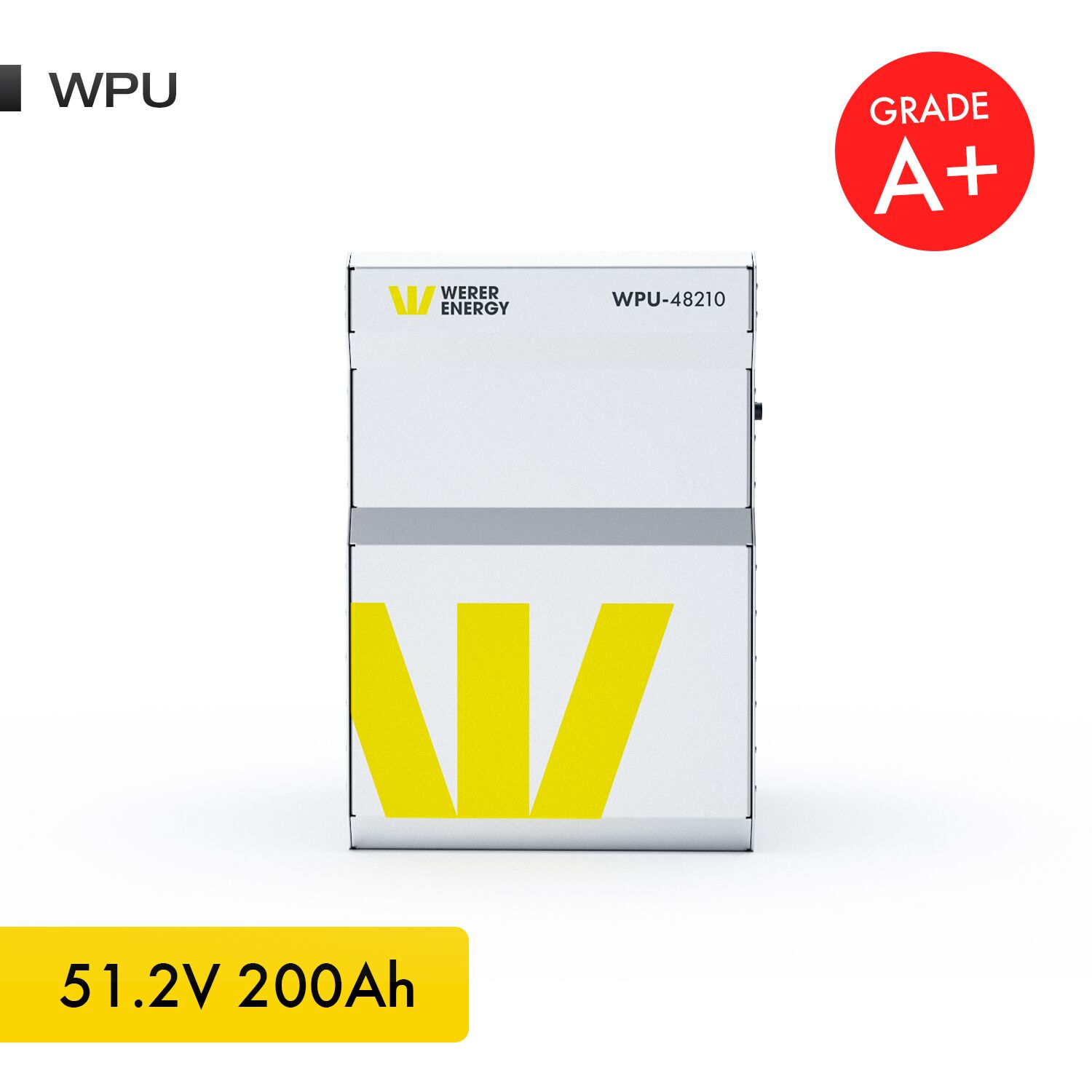 51,2V 200Ah LifePO4 WPU Batarya/Akü - Bluetooth - Görsel 1