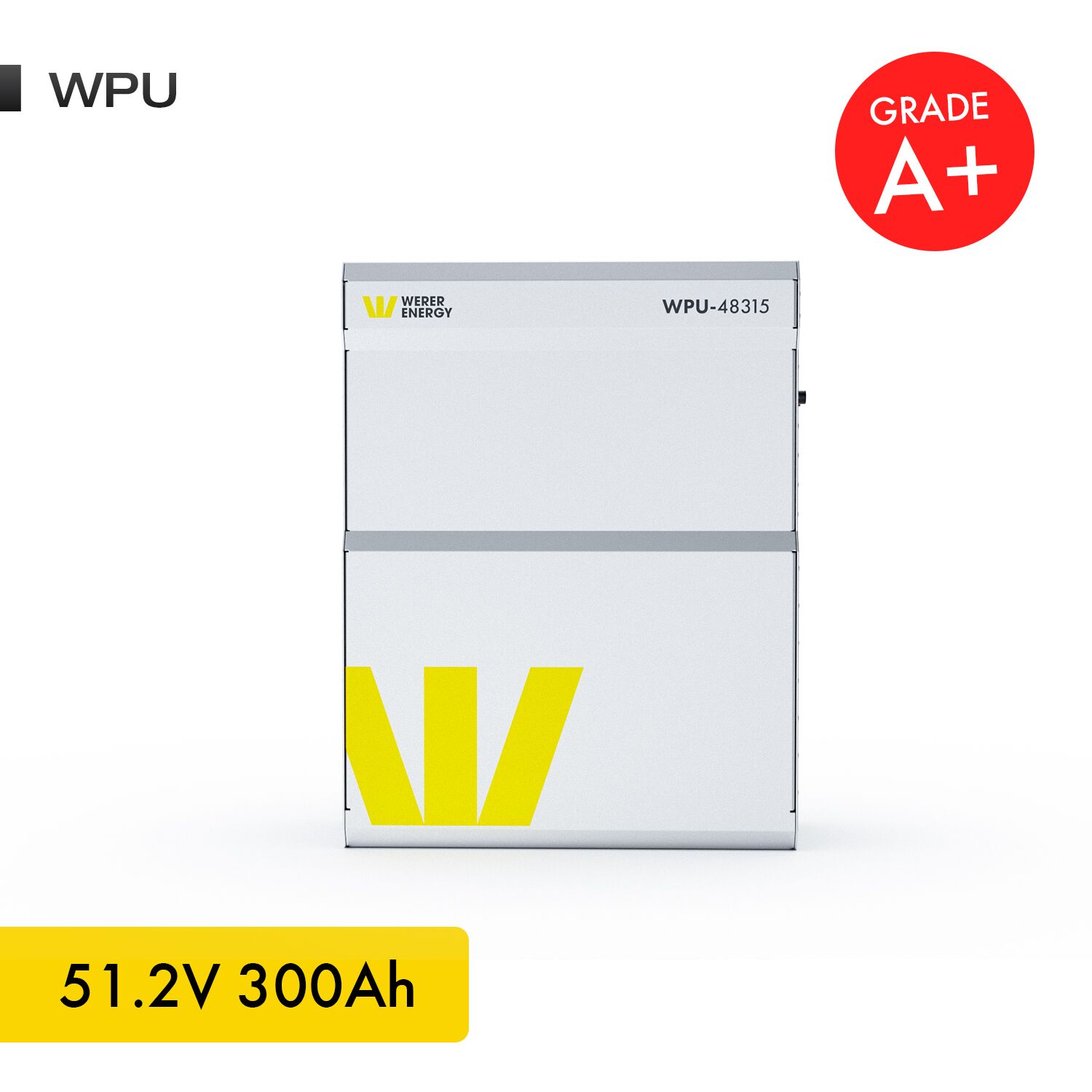 51,2V 300Ah LifePO4 WPU Batarya/Akü - Bluetooth - Görsel 1