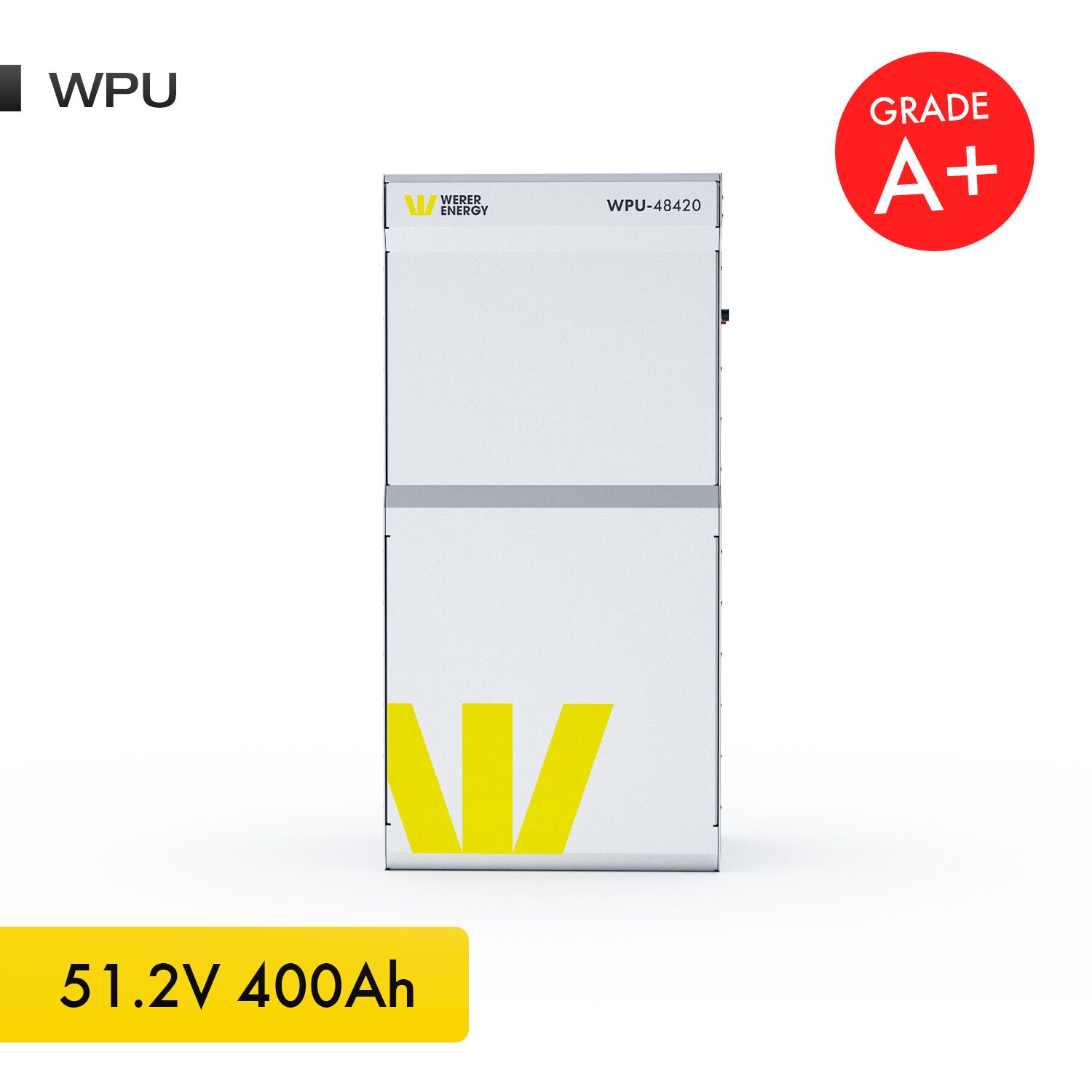 51,2V 400Ah LifePO4 WPU Batarya/Akü - Bluetooth - Görsel 1