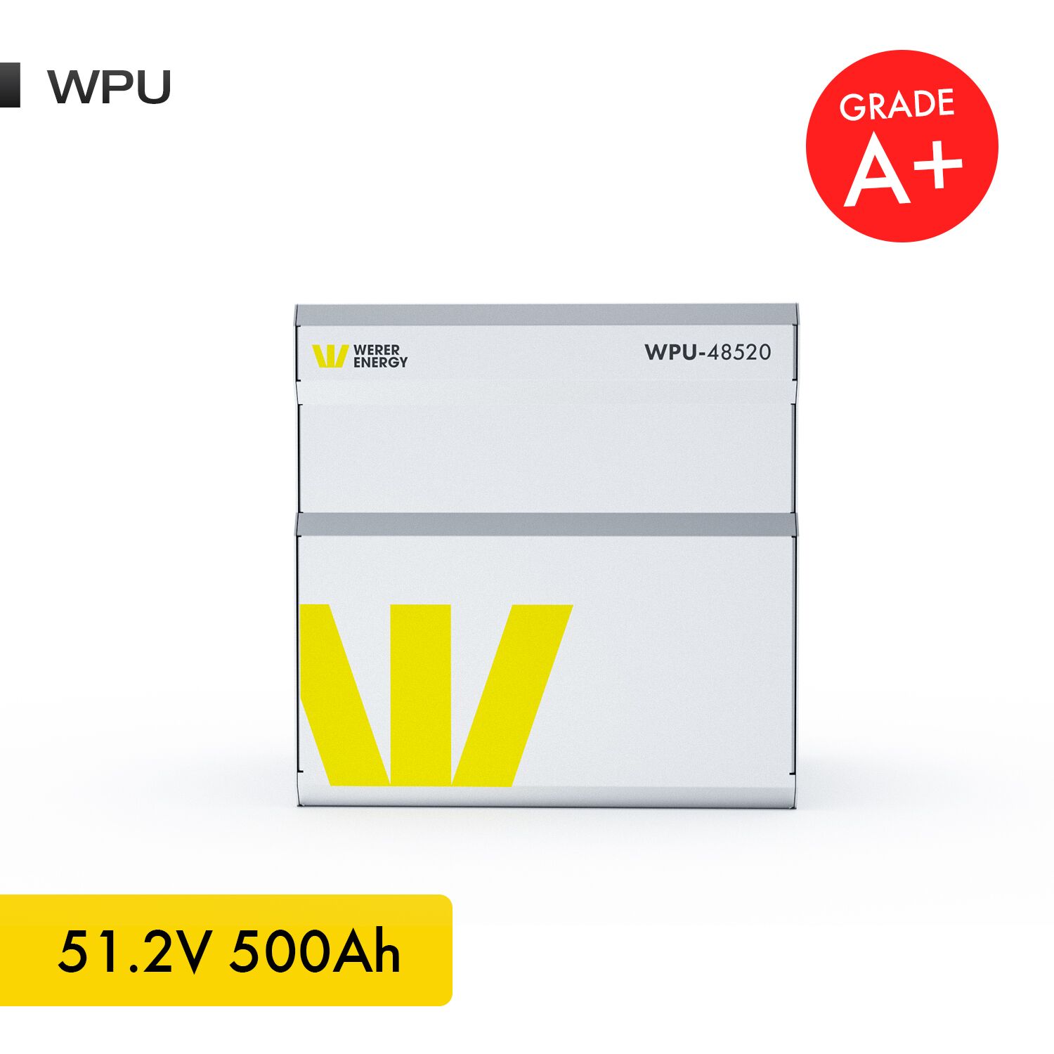 51,2V 500Ah LifePO4 WPU Batarya/Akü - Bluetooth - Görsel 1