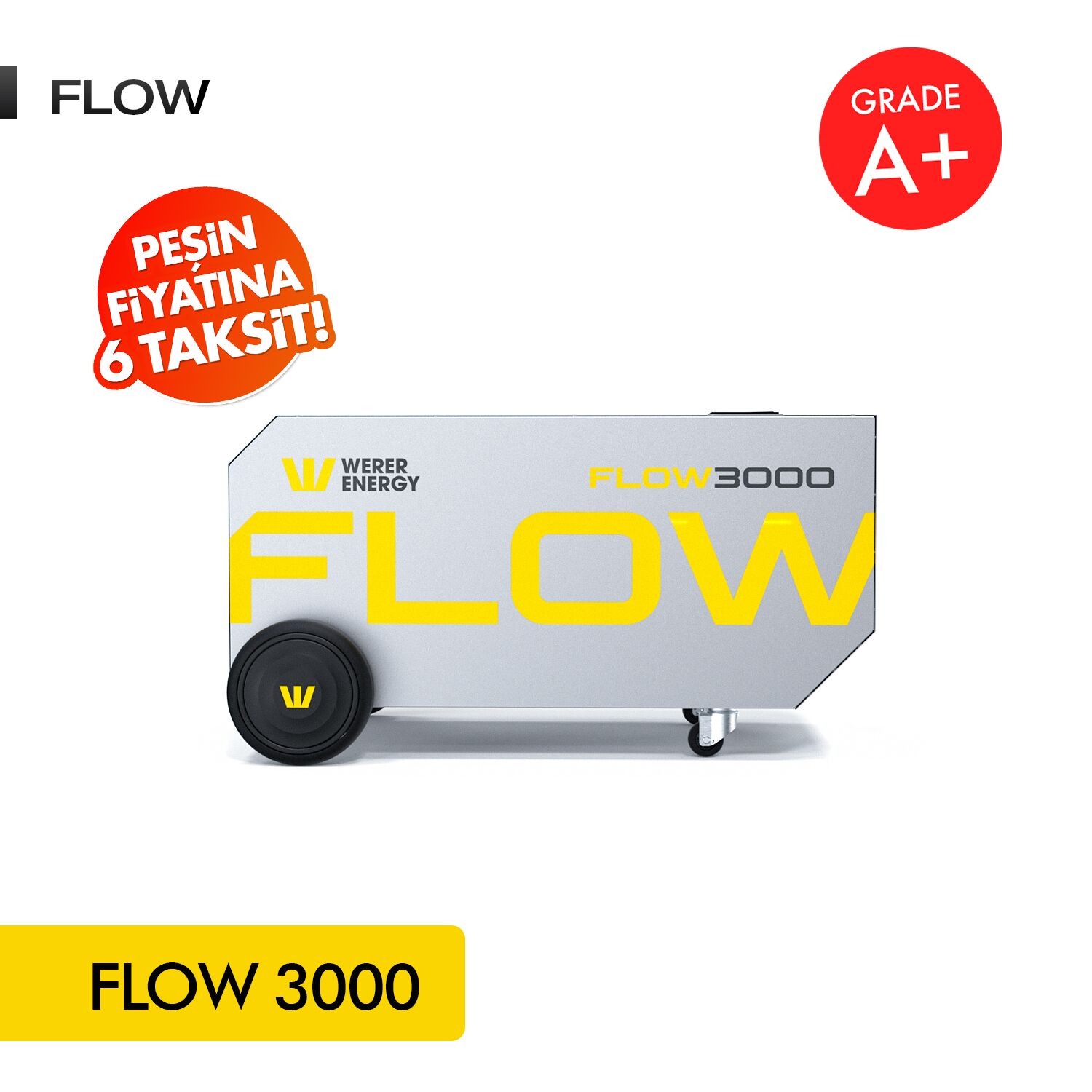 FLOW3K_3 3000W FLOW Portable Power Station - Görsel 1