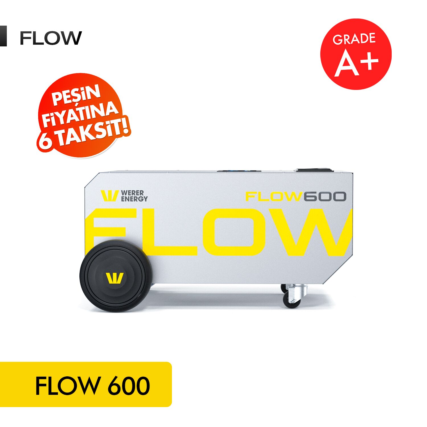 FLOW600_4 600W FLOW Portable Power Station - Görsel 1