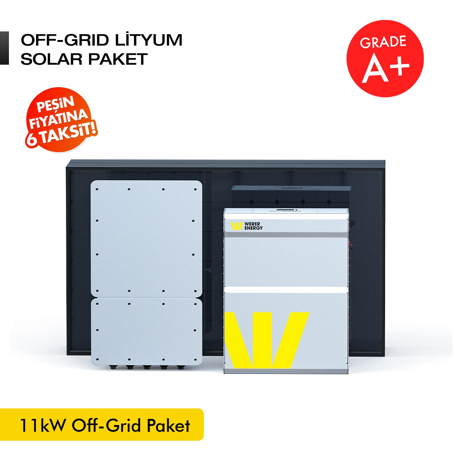 11kW Off-Grid Lityum Solar Paketi - Görsel 1