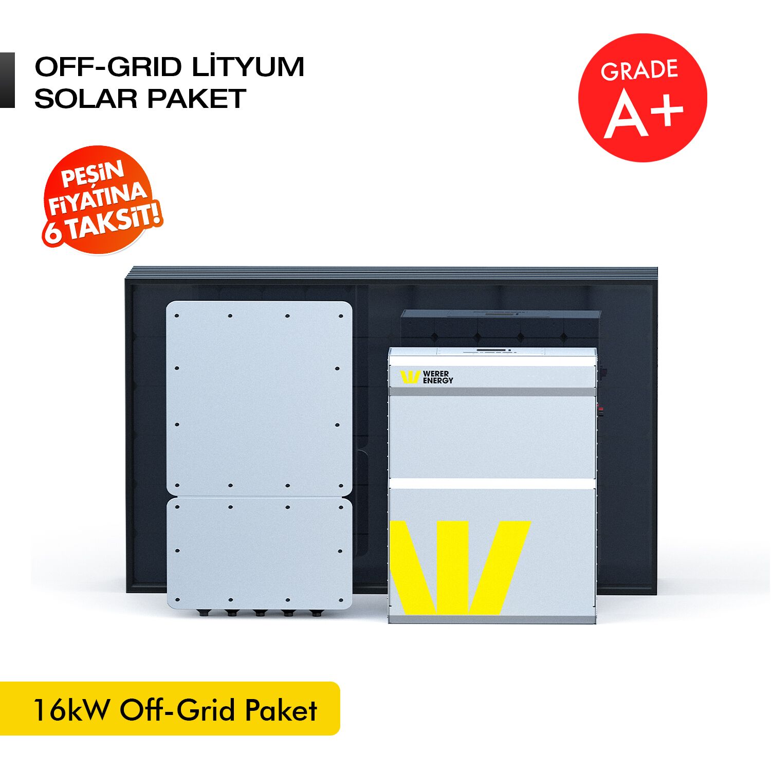 16kW Off-Grid Lityum Solar Paketi - Görsel 1