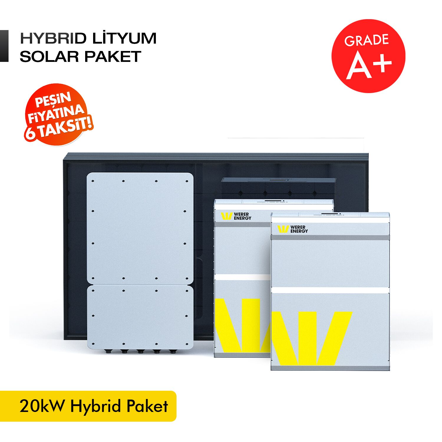 20kW Hybrid Lityum Solar Paketi - Görsel 1