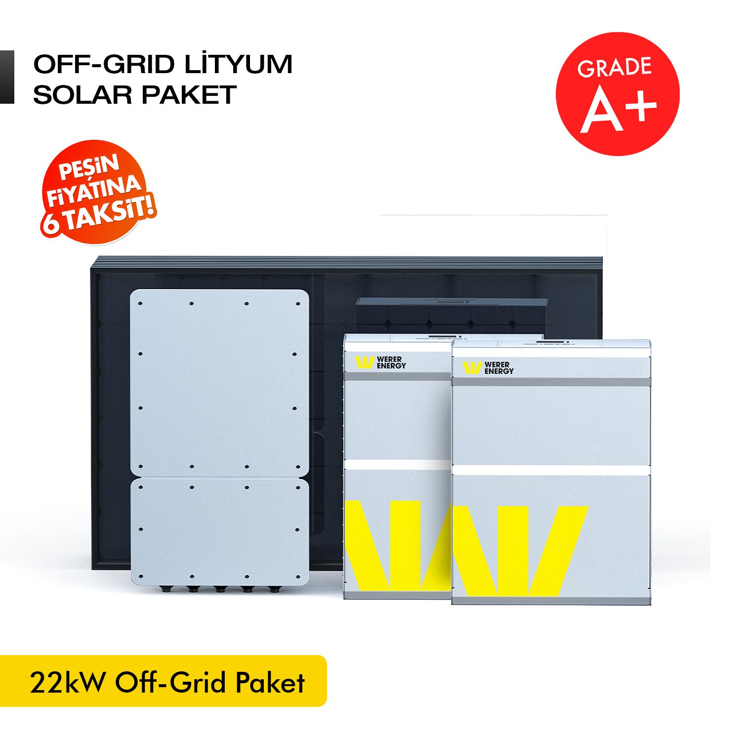 22kW Off-Grid Lityum Solar Paketi - Görsel 1