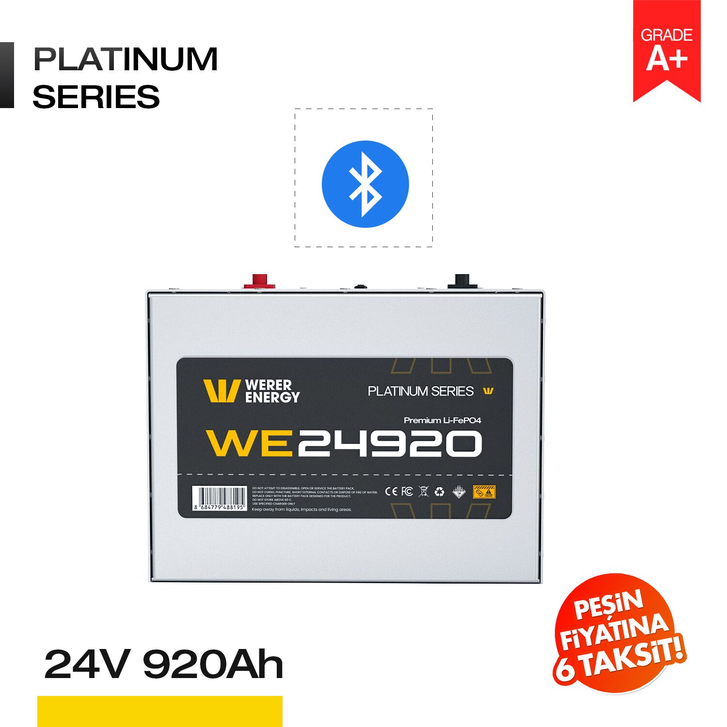 24920_b 24V 920Ah LiFePO4 Akü - Bluetooth - Görsel 1